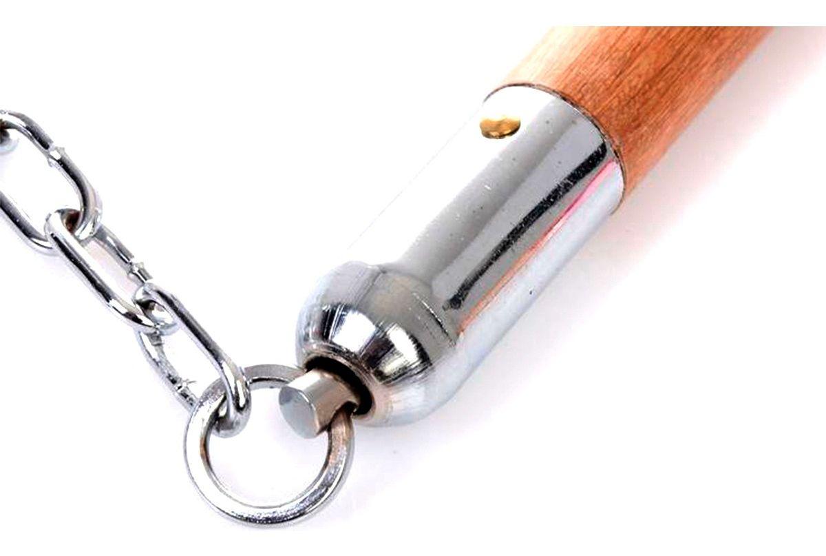 Nunchaku Muchaco Linchaco De Madera Con Rodamiento - Norplat-1