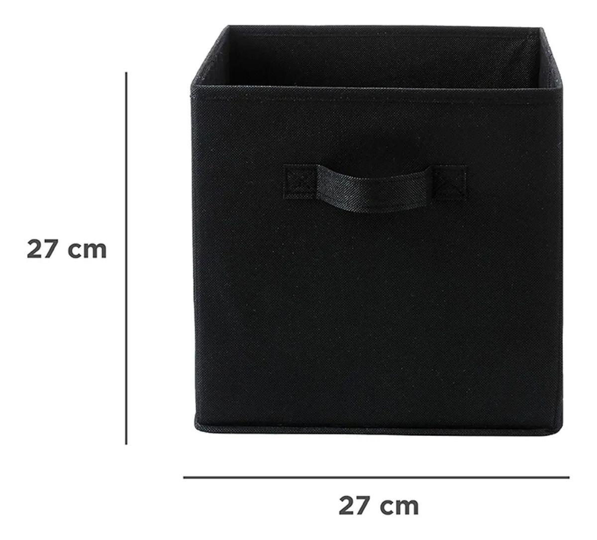 Kit 6 Cajas Organizadoras Cubo Plegables Closet Ropa Norplat-2