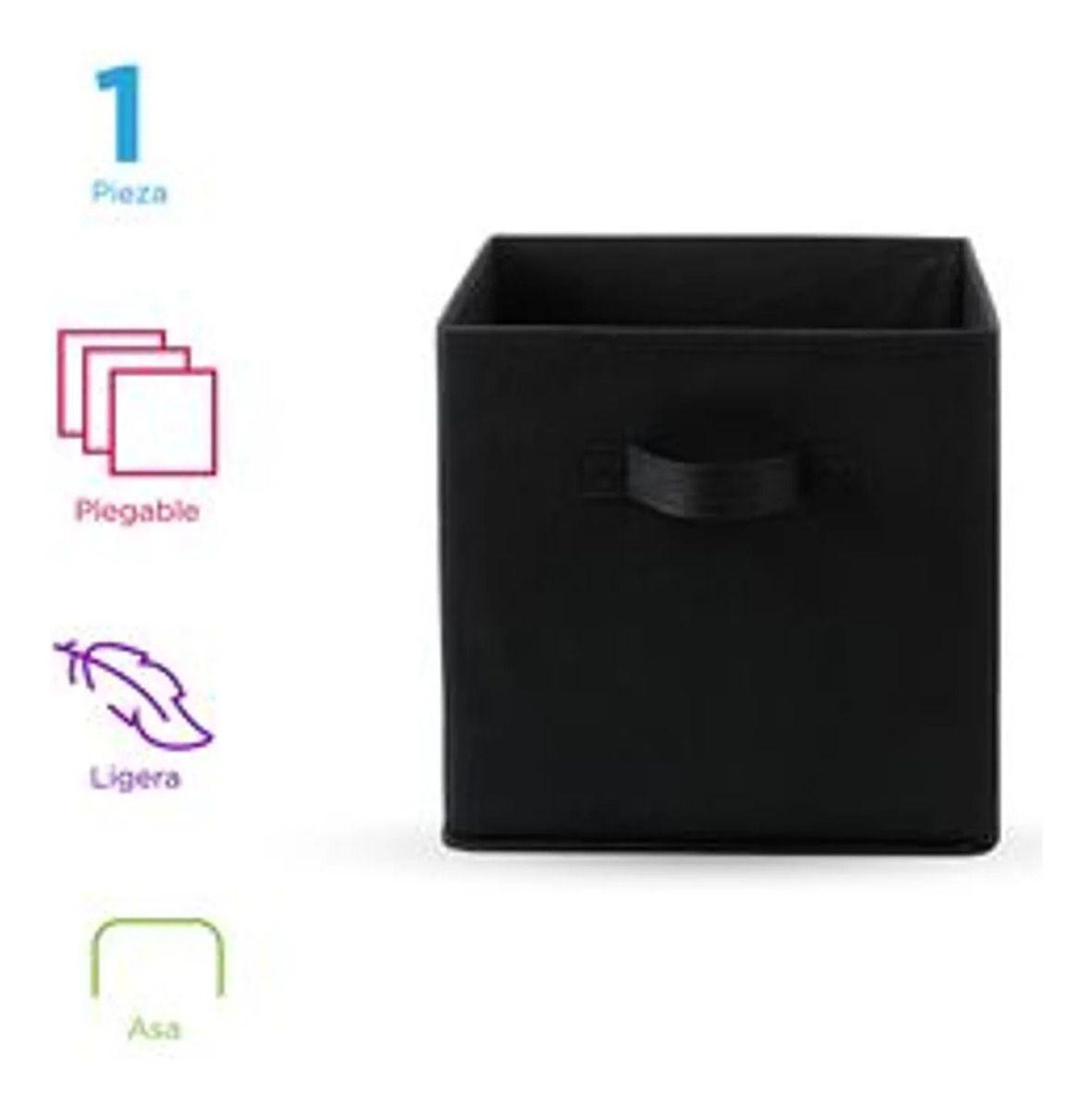 Kit 6 Cajas Organizadoras Cubo Plegables Closet Ropa Norplat-5