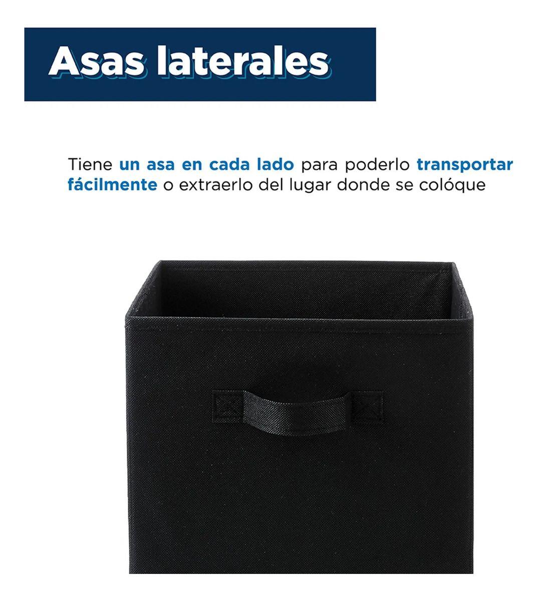 Kit 6 Cajas Organizadoras Cubo Plegables Closet Ropa Norplat-7