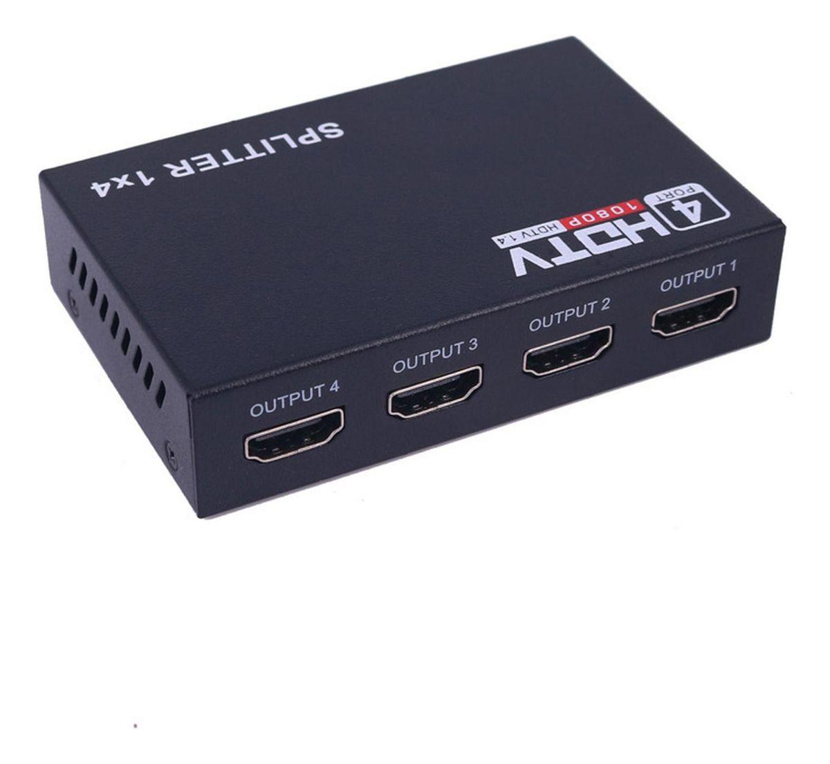Splitter Hdmi Multiplicador 1x4 4 Salidas 1080p Hdtv Norplat-5