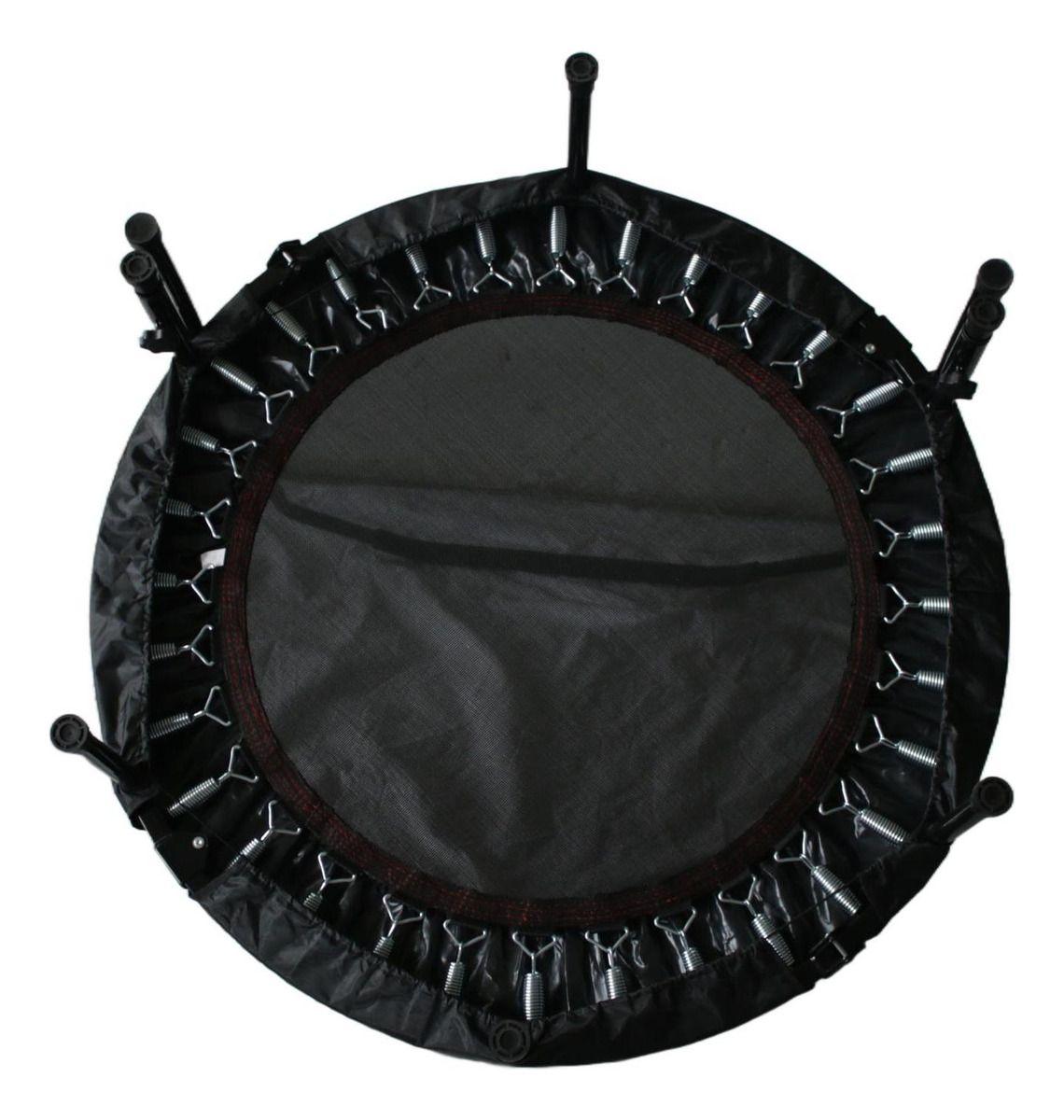 Trampolín Fitness Norplat Plegable 100cm 1m Cama Elastica Negro-6