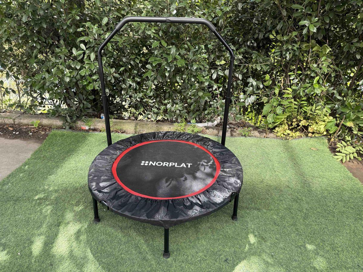 Trampolín Fitness Norplat Plegable 100cm 1m Cama Elastica Negro-9