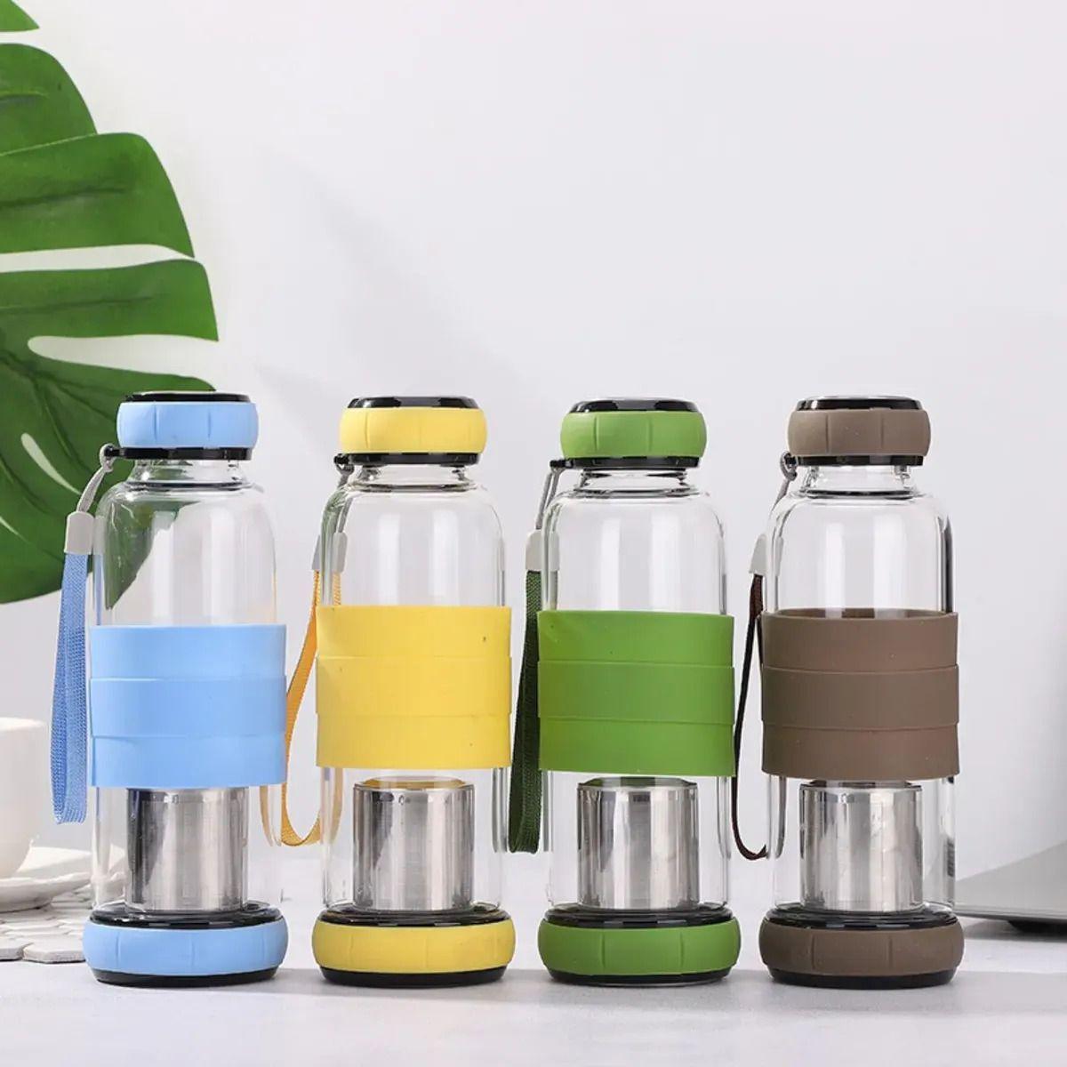 Botella Infusor Vidrio 550cc Difusor Te Bpa-free - Norplat-2