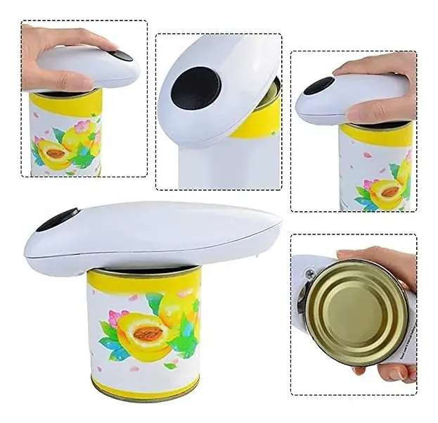 Abrelatas Electrico Abridor De Latas + Abre Botellas Norplat-5