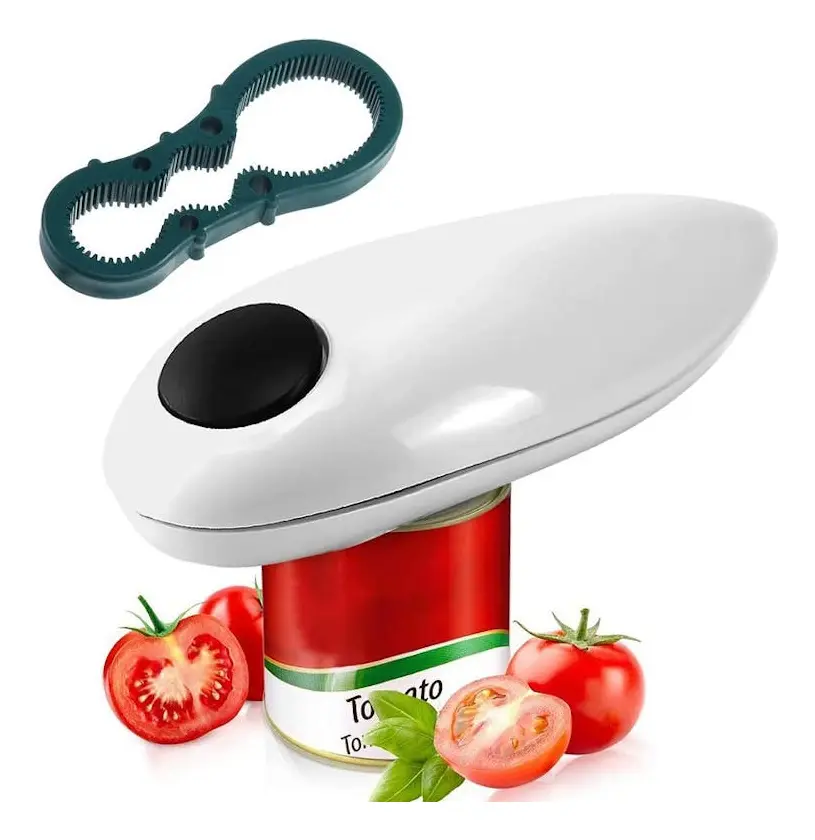 Abrelatas Electrico Abridor De Latas + Abre Botellas Norplat-7