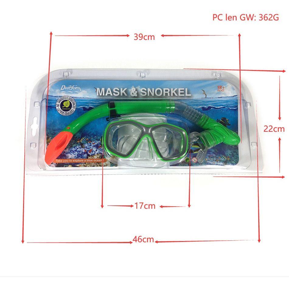 Set Máscara Buceo + Snorkel Junior Antiparra - Norplat-2