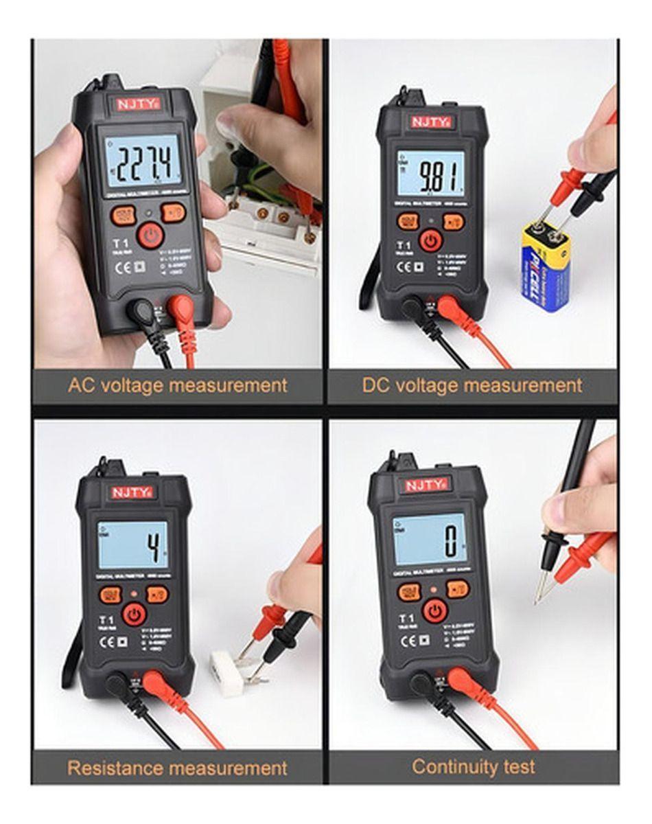 Tester Multimetro Digital Amperaje Voltaje Ohms 600v Norplat-1