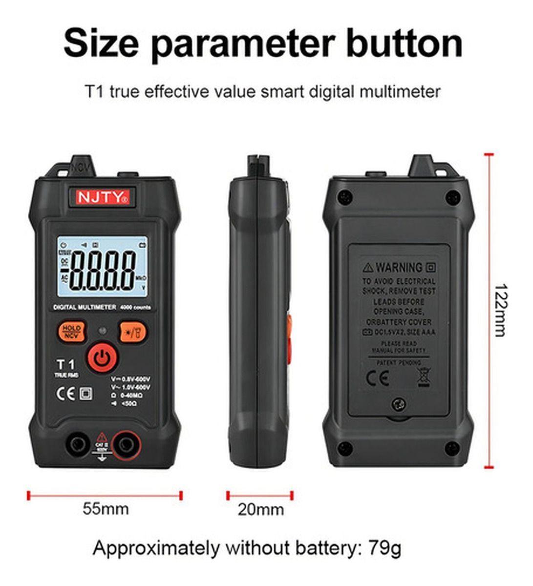 Tester Multimetro Digital Amperaje Voltaje Ohms 600v Norplat-3