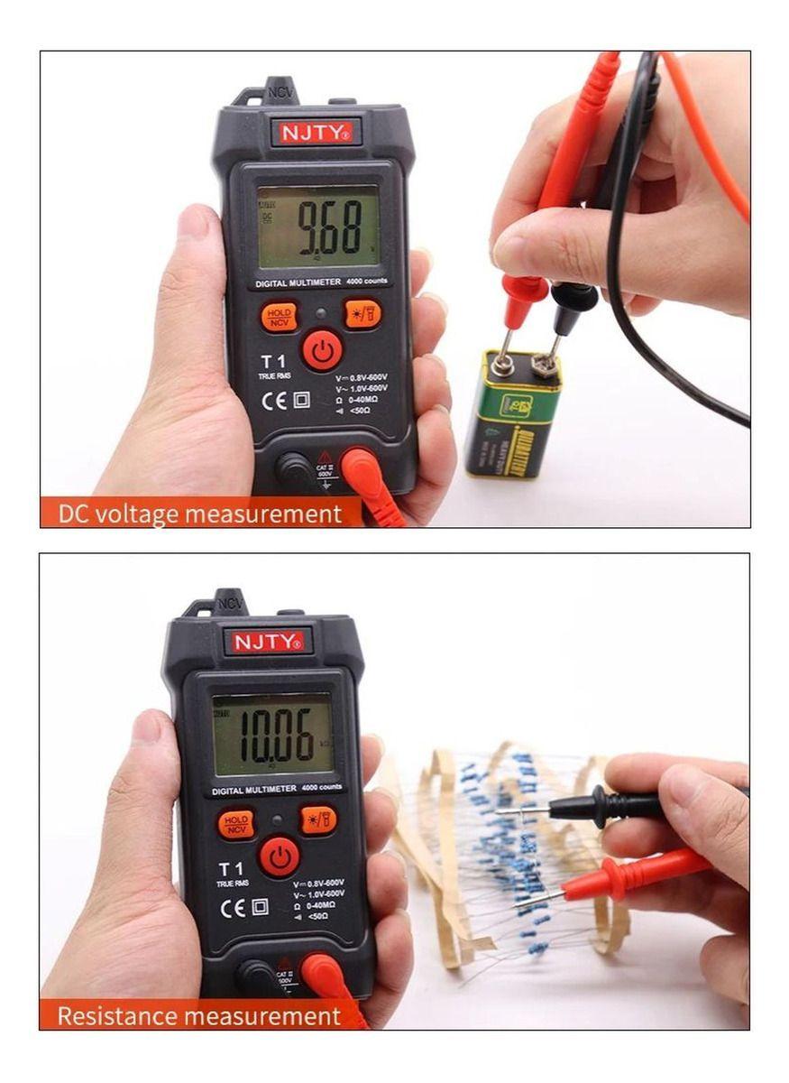 Tester Multimetro Digital Amperaje Voltaje Ohms 600v Norplat-6