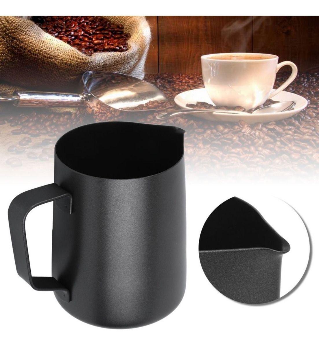 Jarra Para Texturizar Leche 350ml Espuma Latte Barista Norplat Original-8
