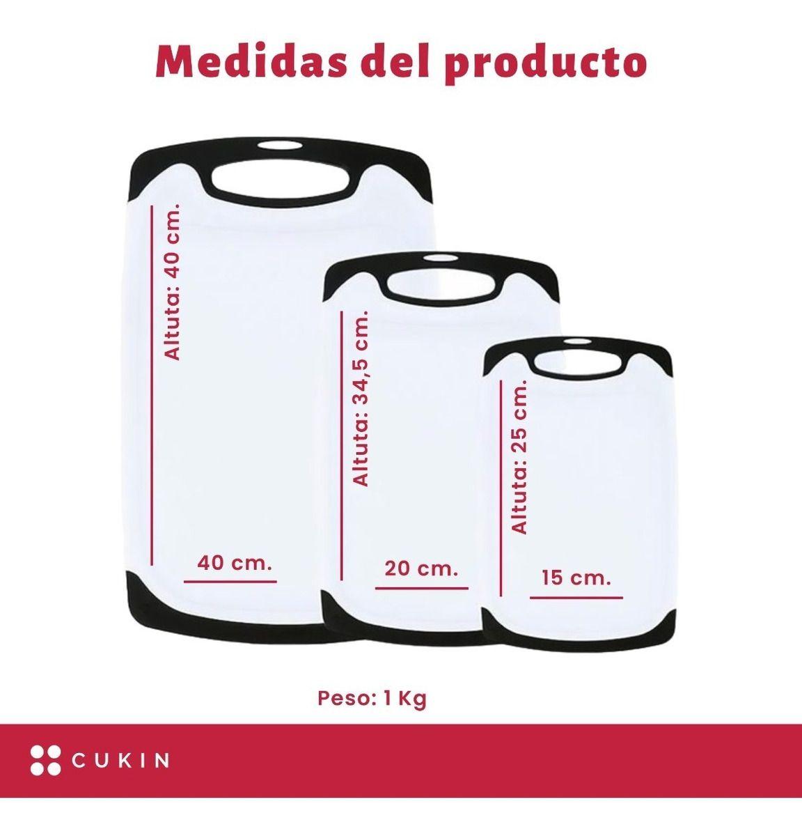 Pack De Tablas Para Cortar (3 Uni) - Norplat-3