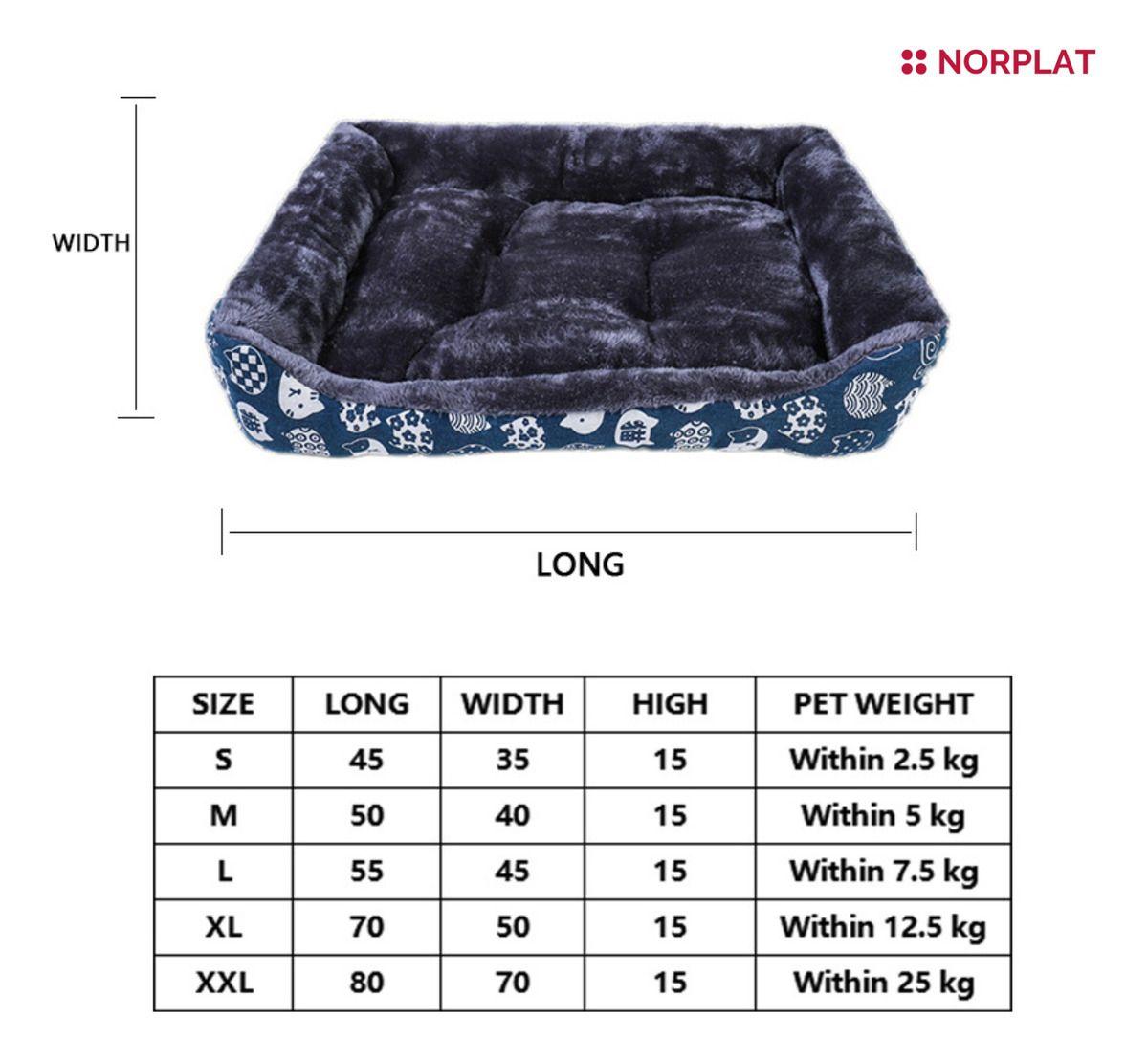 Cama Mascota Ultrasuave Gato Perro L Hasta 15kg - Norplat-2