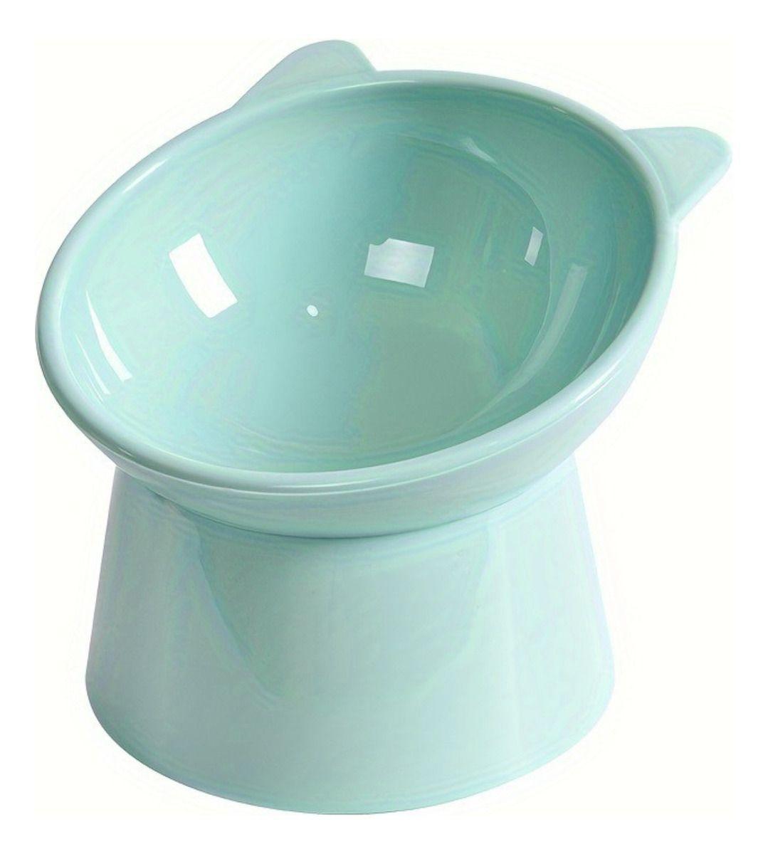 Plato Comedero Elevado Inclinado Para Gatos Y Perros Norplat-0