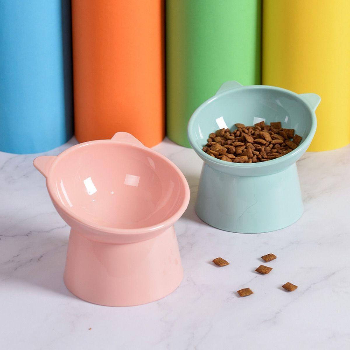 Plato Comedero Elevado Inclinado Para Gatos Y Perros Norplat-5