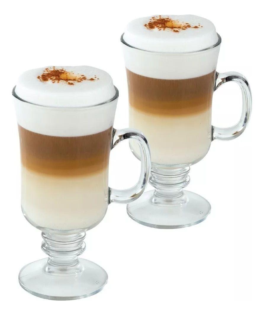Set 6 Tazas Para Capuchino Café Té Vidrio 250ml Cappuccino - Norplat-8