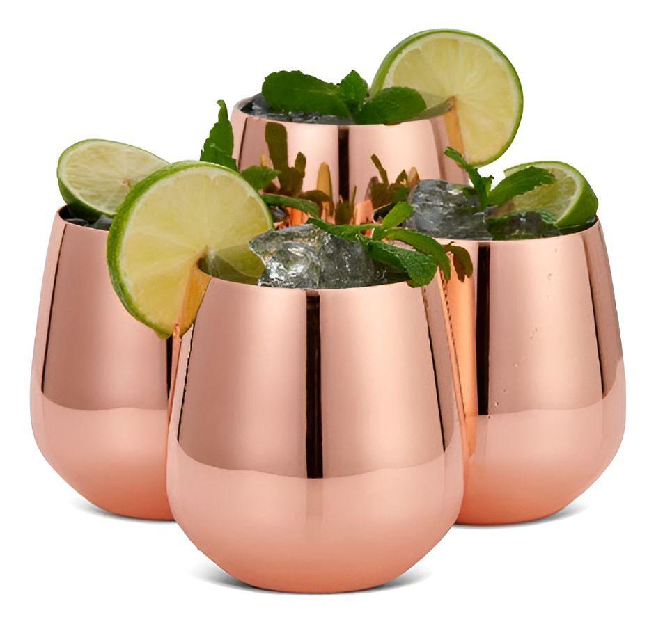 2 Vasos Lisos Moscow Mule Mugs Copas Coctel 500ml - Norplat-5