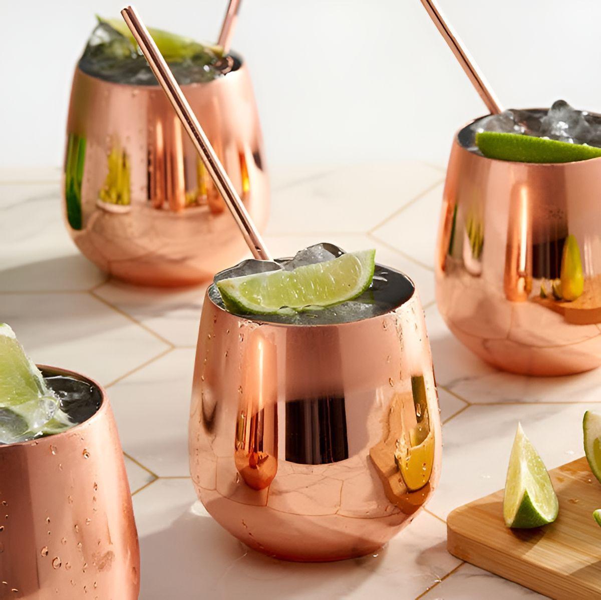 2 Vasos Lisos Moscow Mule Mugs Copas Coctel 500ml - Norplat-6