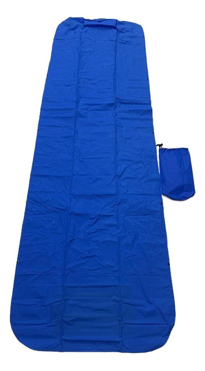 Colchoneta Inflable Plegable Norplat - Acampar Y Senderismo Azul-7