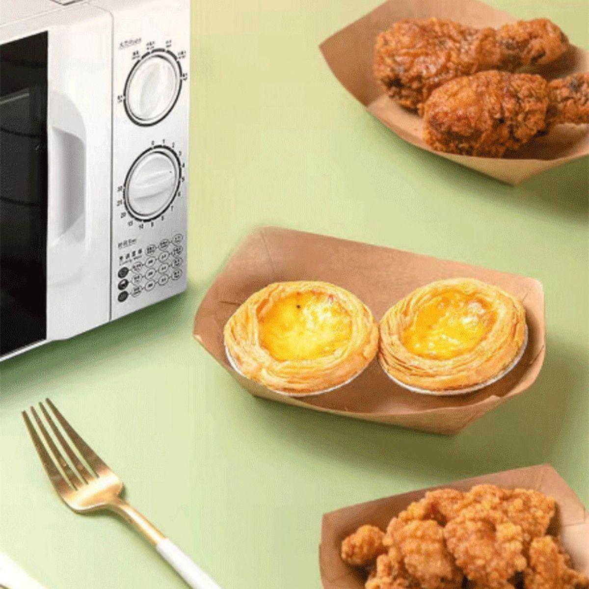 Set 100 Bandeja Kraft Porta Completos Cartón 750cc - Norplat-5