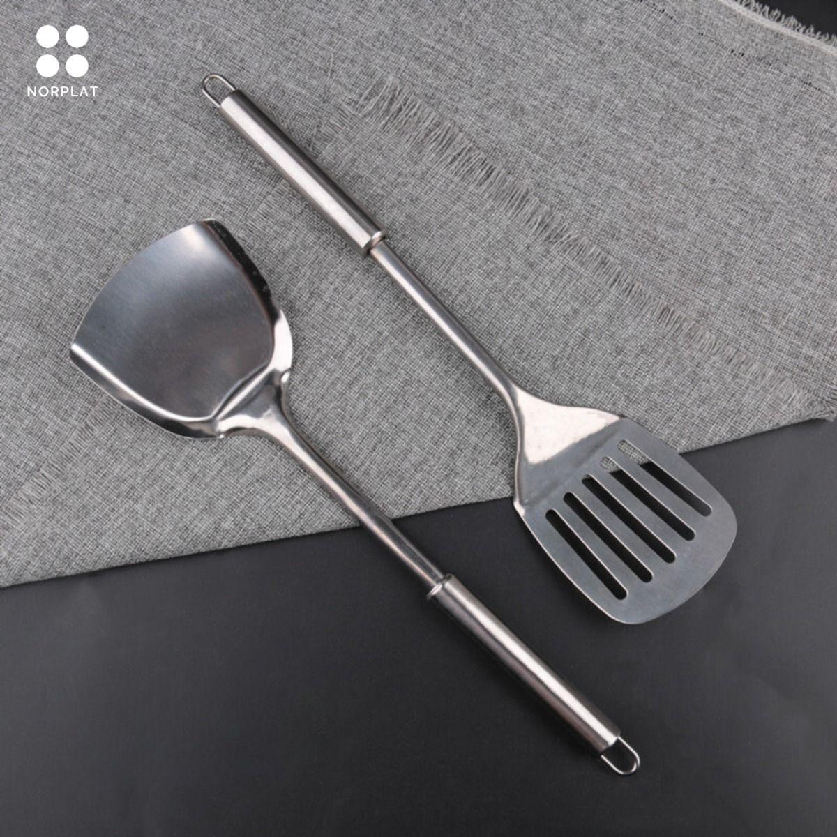 Set 6 Utensilios De Cocina Acero Inoxidable Premium - Norplat-1