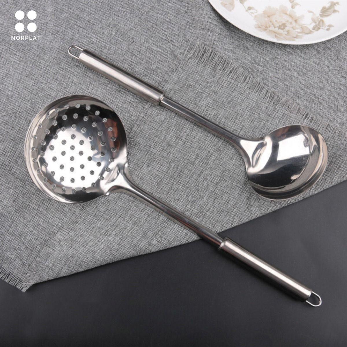 Set 6 Utensilios De Cocina Acero Inoxidable Premium - Norplat-2