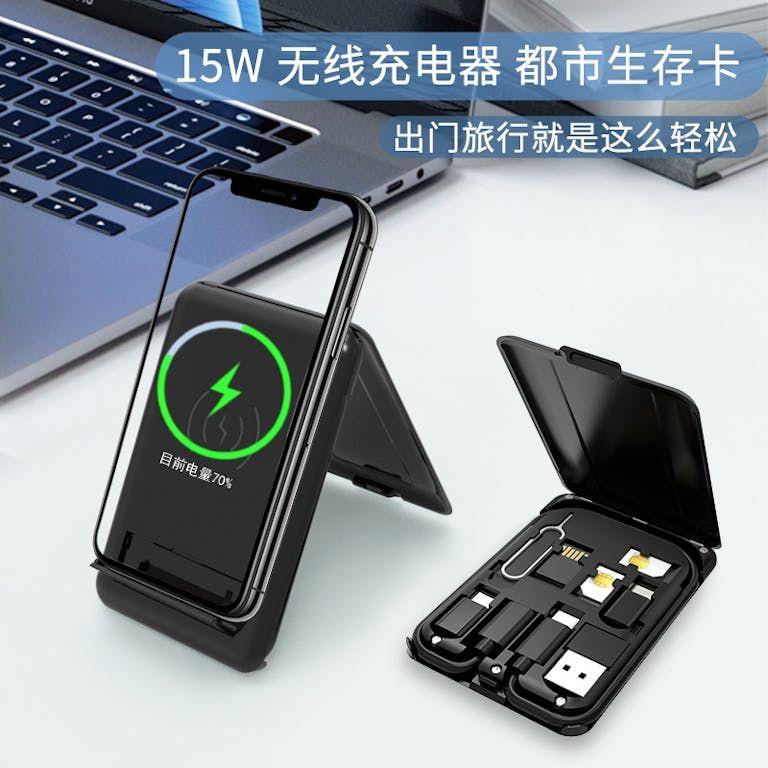 Estuche Cargador Inalambrico Cable Usb-c Para iPhone Norplat-5