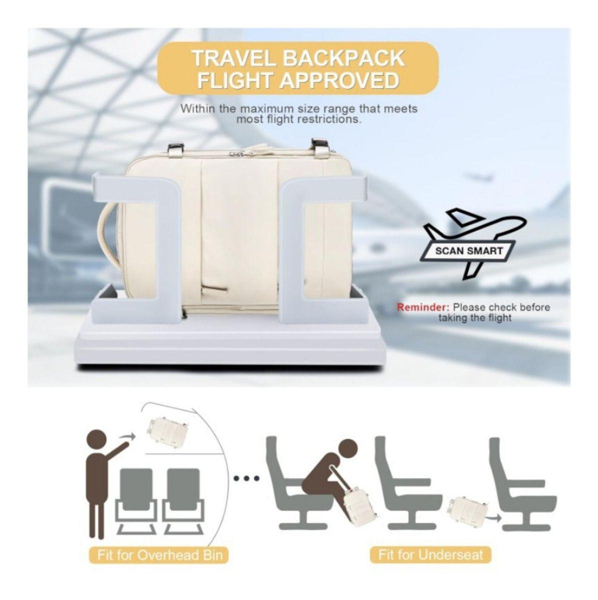Mochila Notebook Viaje Ligera Vuelo Cabina Mano - Norplat-4