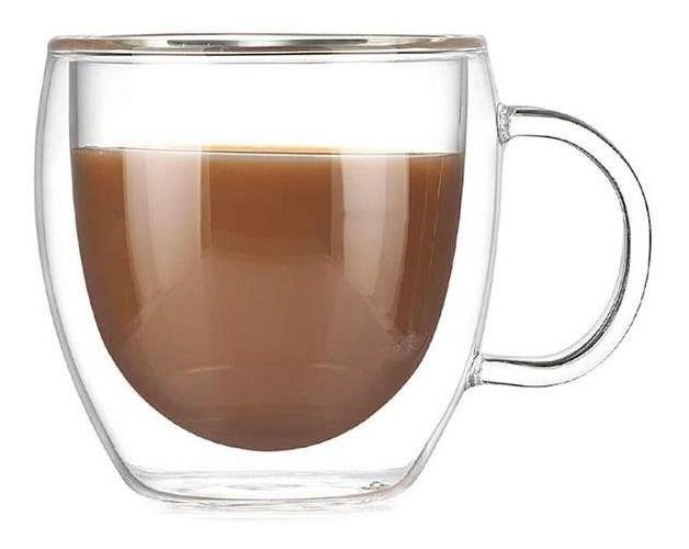 Taza Cafe Doble Pared 250ml Frio Caliente - Norplat-0