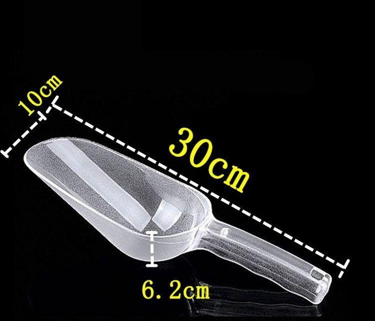 Poruña Pala Plástico Calidad Alimentaria 30 Cm Transparente - Norplat-2