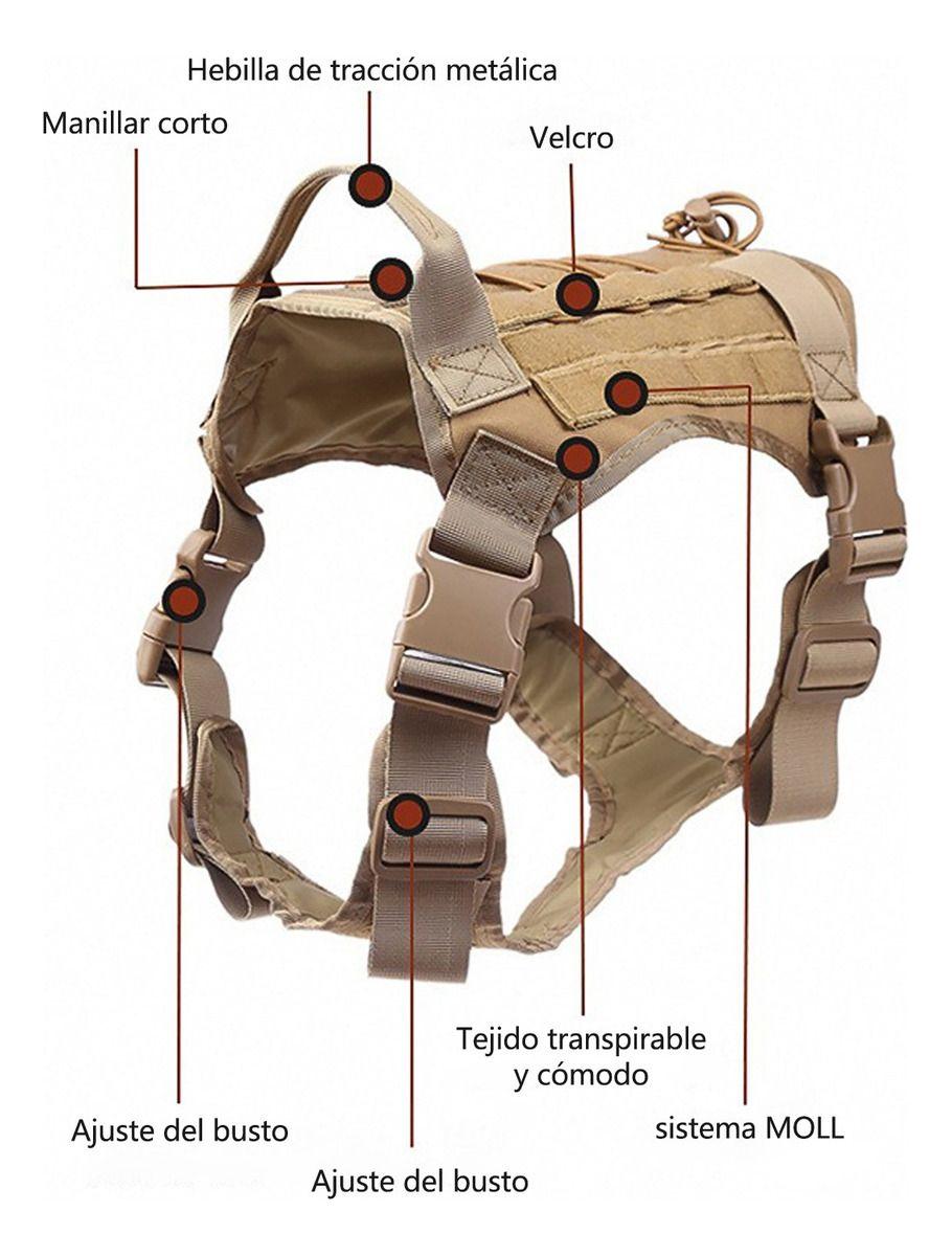 Arnés Para Perro - Táctico Con Forma De Coraza - Norplat-2