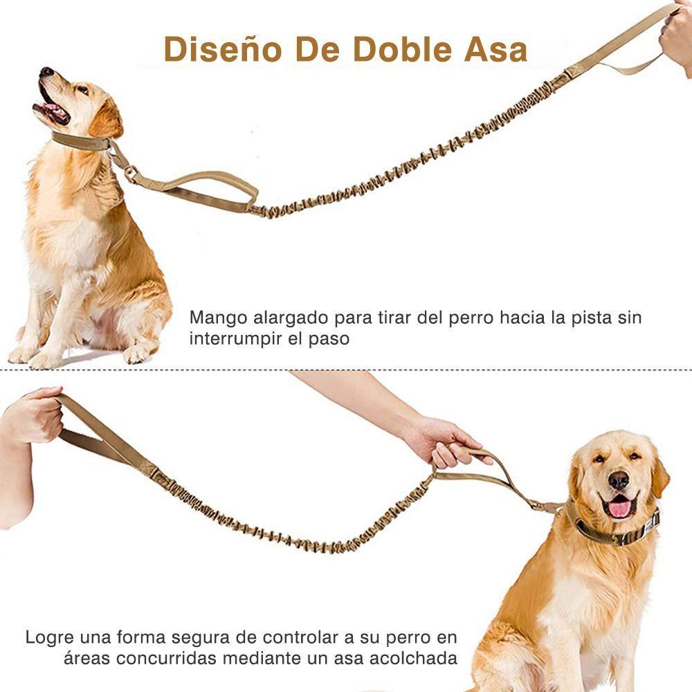 Arnés Táctico Perro Tipo Coraza Militar Nylon 1000D Con Correa-4