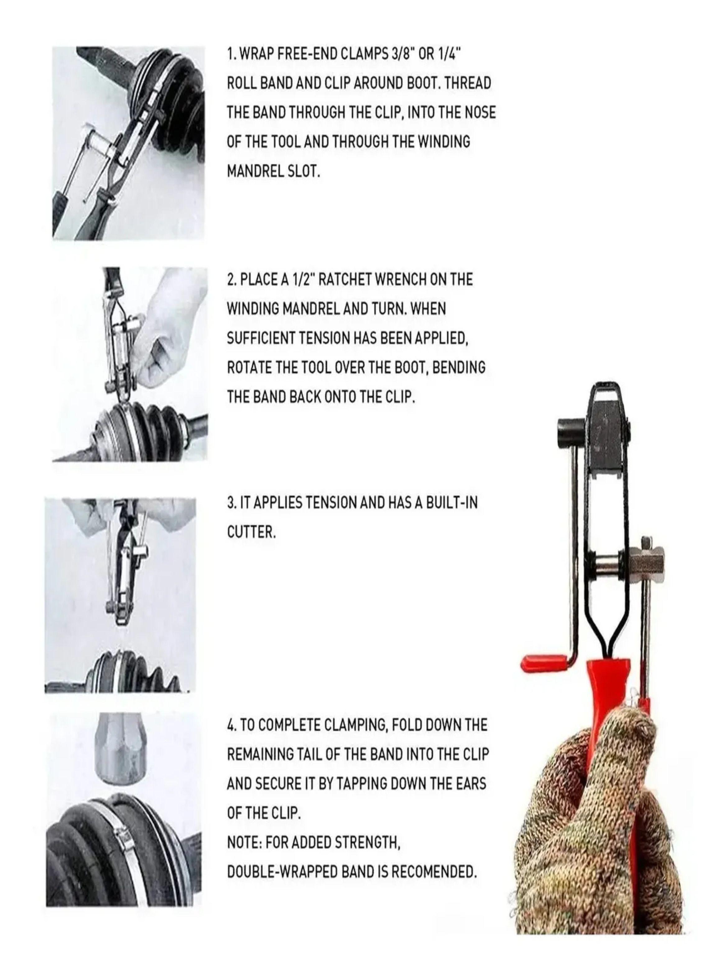 Kit Alicate Instalador Abrazaderas Homocinetica Norplat-6