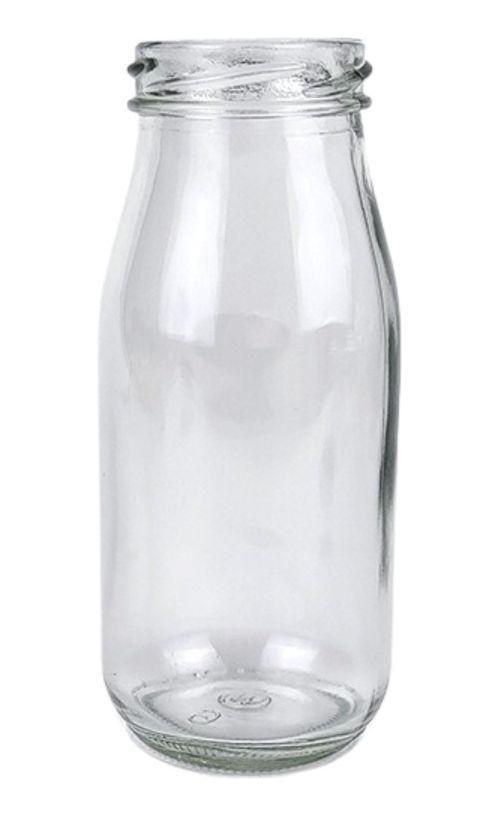 Botella De Vidrio 250cc Con Tapa Incluida (pack 40 Unidades) - Norplat-2