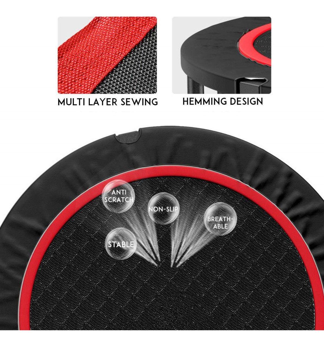 Trampolin Fitness Redondo Con Mango Y Cobertor 100cm Norplat-3