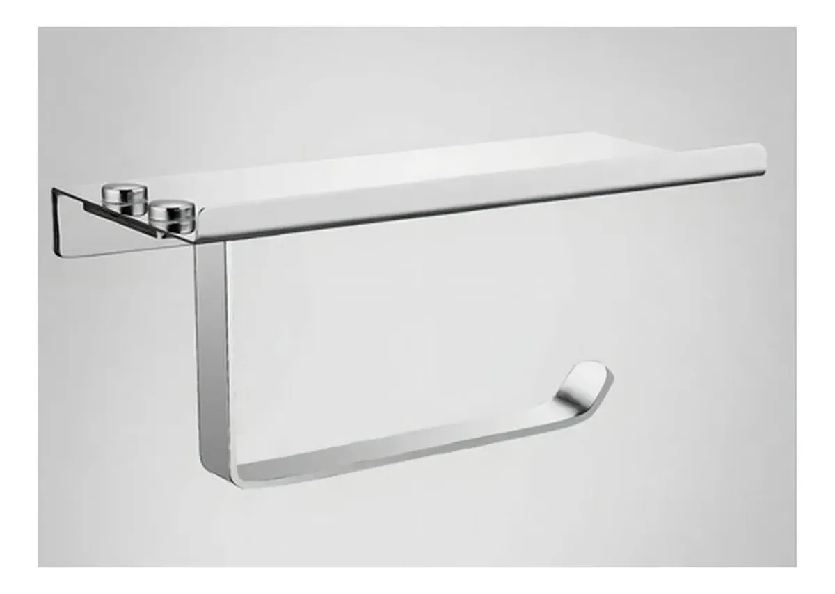 Porta Rollo Papel Higiénico Confort Soporte Celular Norplat-4