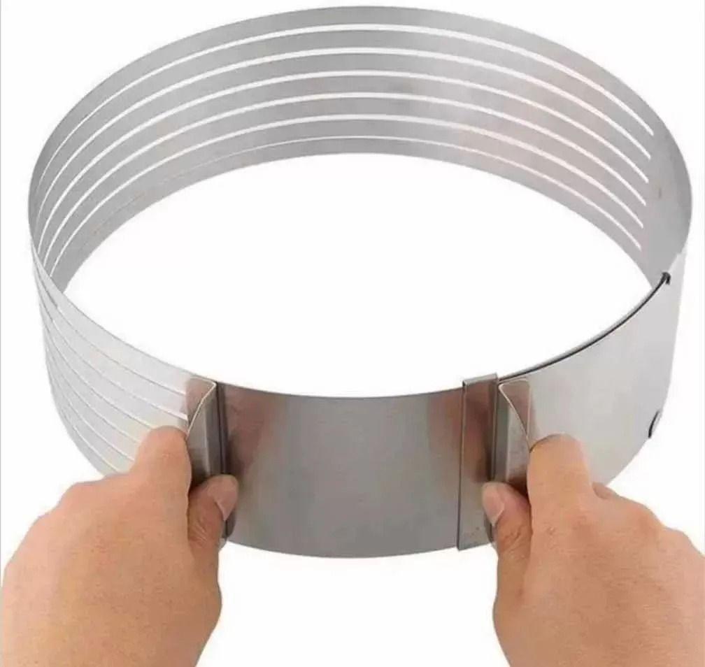 Molde Para Cortar Bizcocho Acero Inox Repostería 24 - 30 Cm - Norplat-2