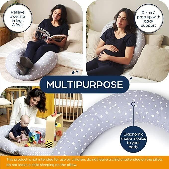 Cojín Maternal Almohada Materindad Lactancia 100% Algodón - Norplat-5
