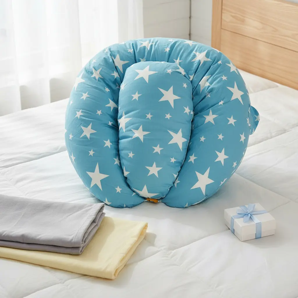 Cojín Maternal Almohada Materindad Lactancia 100% Algodón - Norplat-7