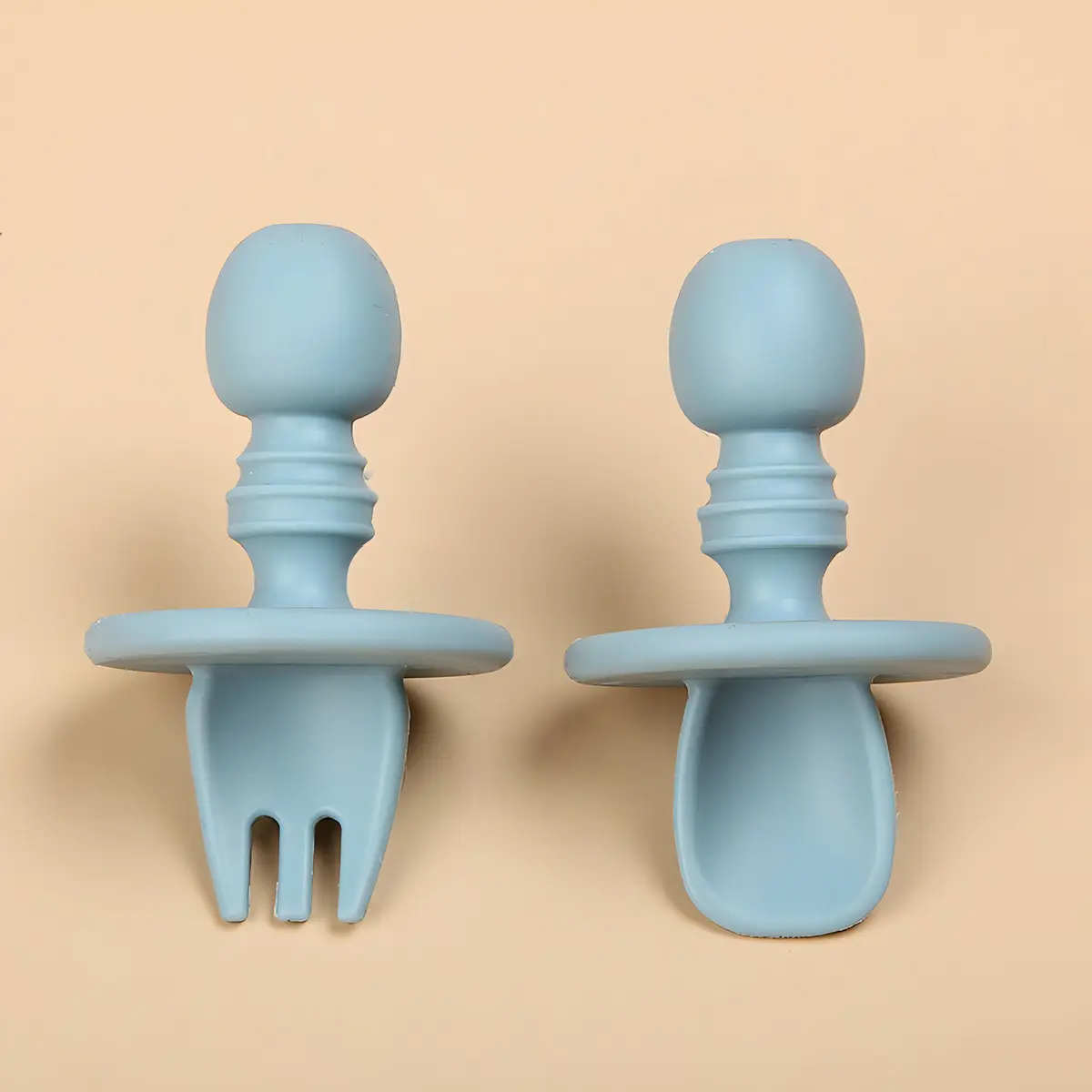 Cubiertos Para Bebe Silicona Aprendizaje 8.5cm - Norplat-2