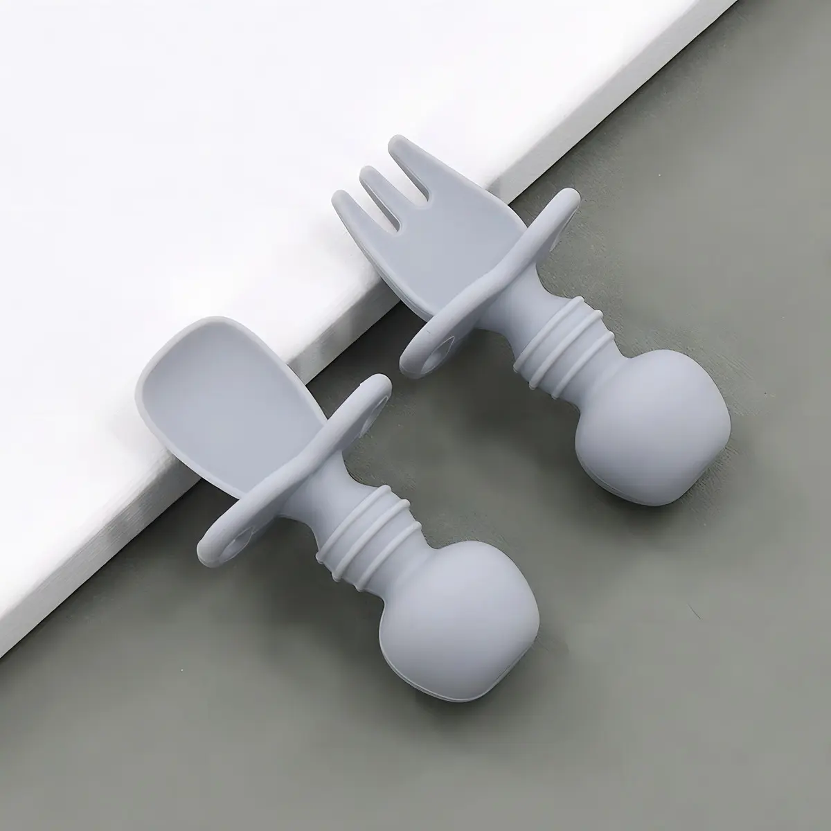 Cubiertos Para Bebe Silicona Aprendizaje 8.5cm - Norplat-4