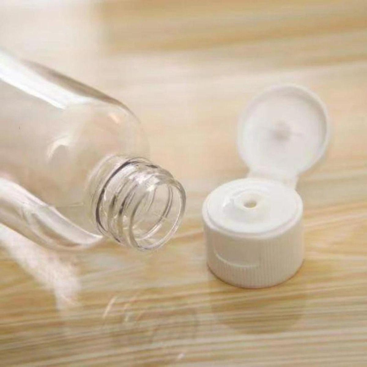 Set 6 Botellas Viaje Dispensadora 100ml Transparente Norplat-3