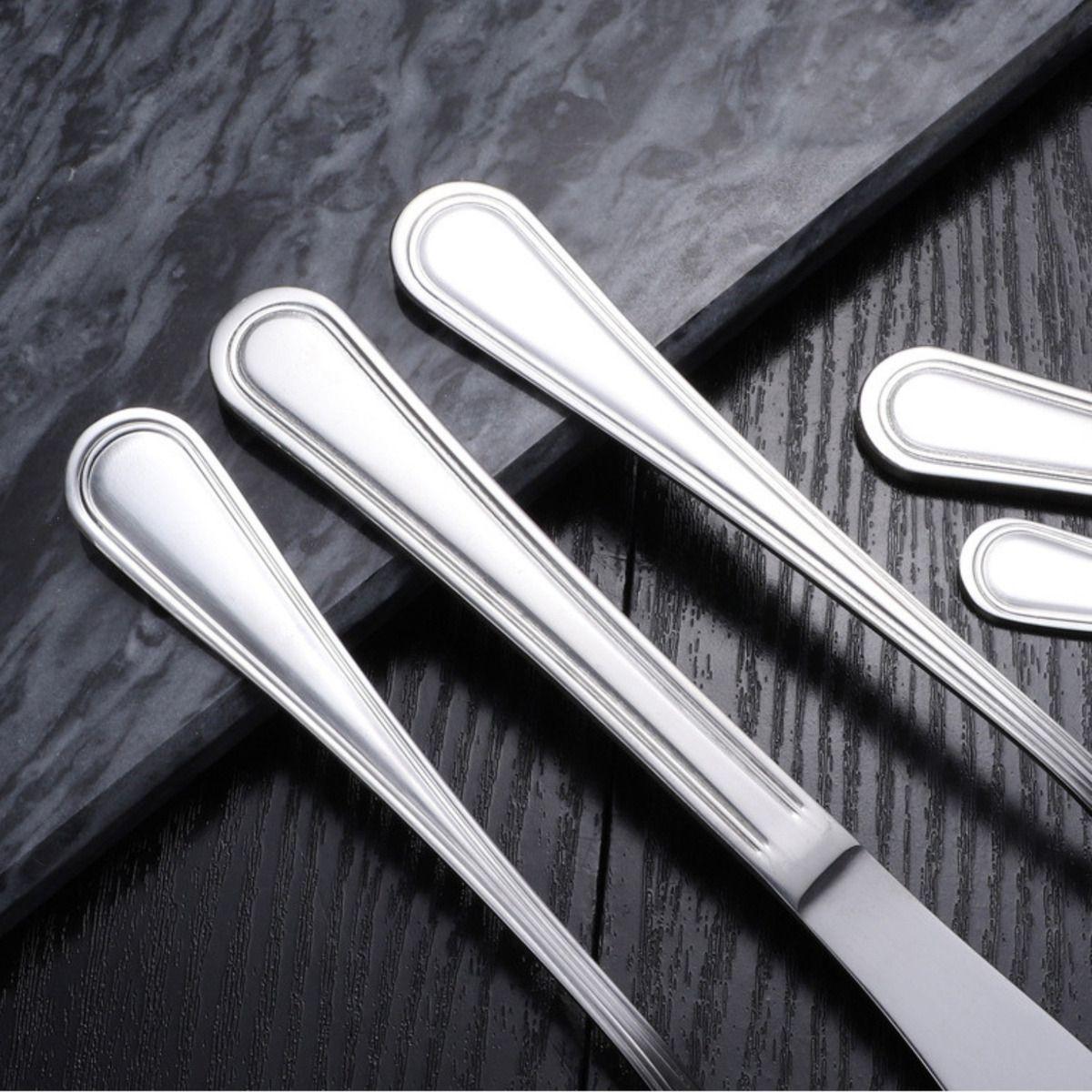 Pack 12 Cuchillos De Asado Acero Inoxidable 22cm - Norplat-3