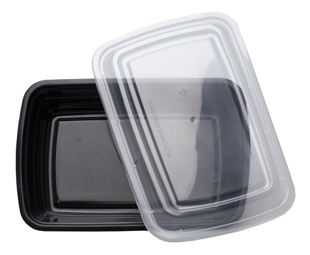 Recipientes Comida Pack 50pz Ecológico Reutilizable - Norplat-2
