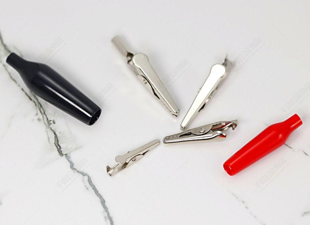 20 Pinzas Eléctricas Tipo Caiman Cocodrilo 28mm - Norplat-2