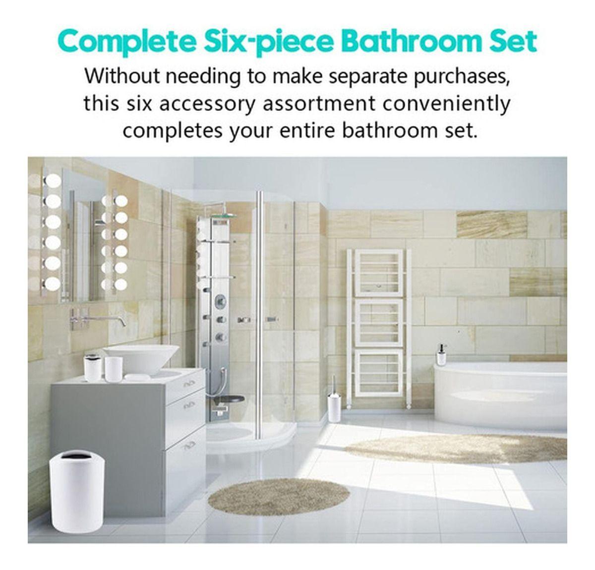 Set De Accesorios Para Baño - 6 Piezas - Norplat-5