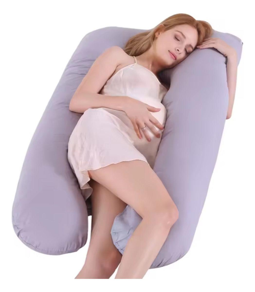 Cojín Con Funda Suave Almohada Maternal Embarazadas Norplat-0