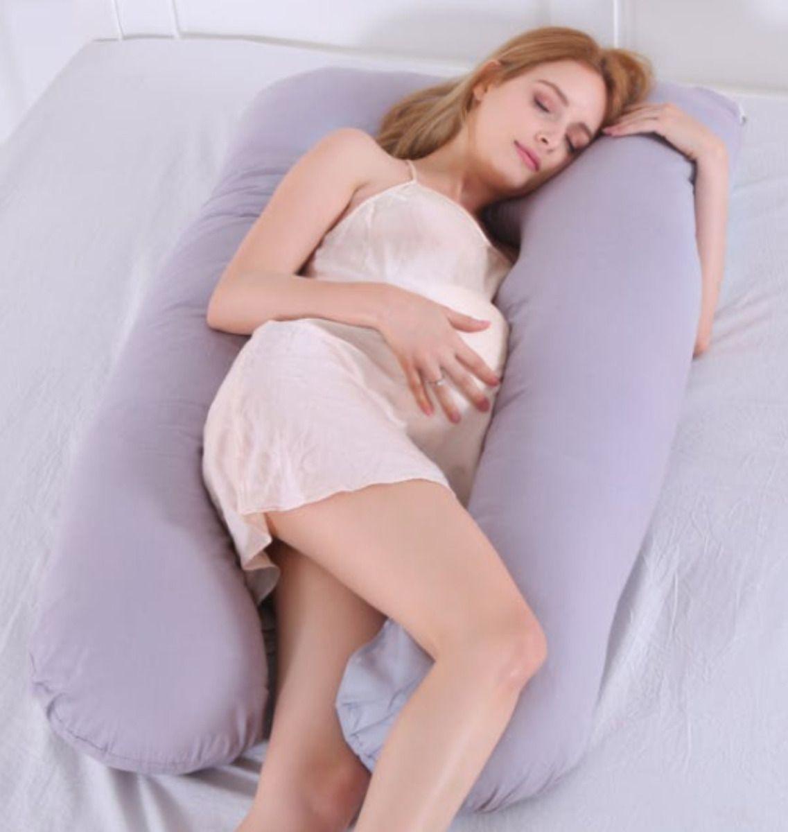 Cojín Con Funda Suave Almohada Maternal Embarazadas Norplat-4