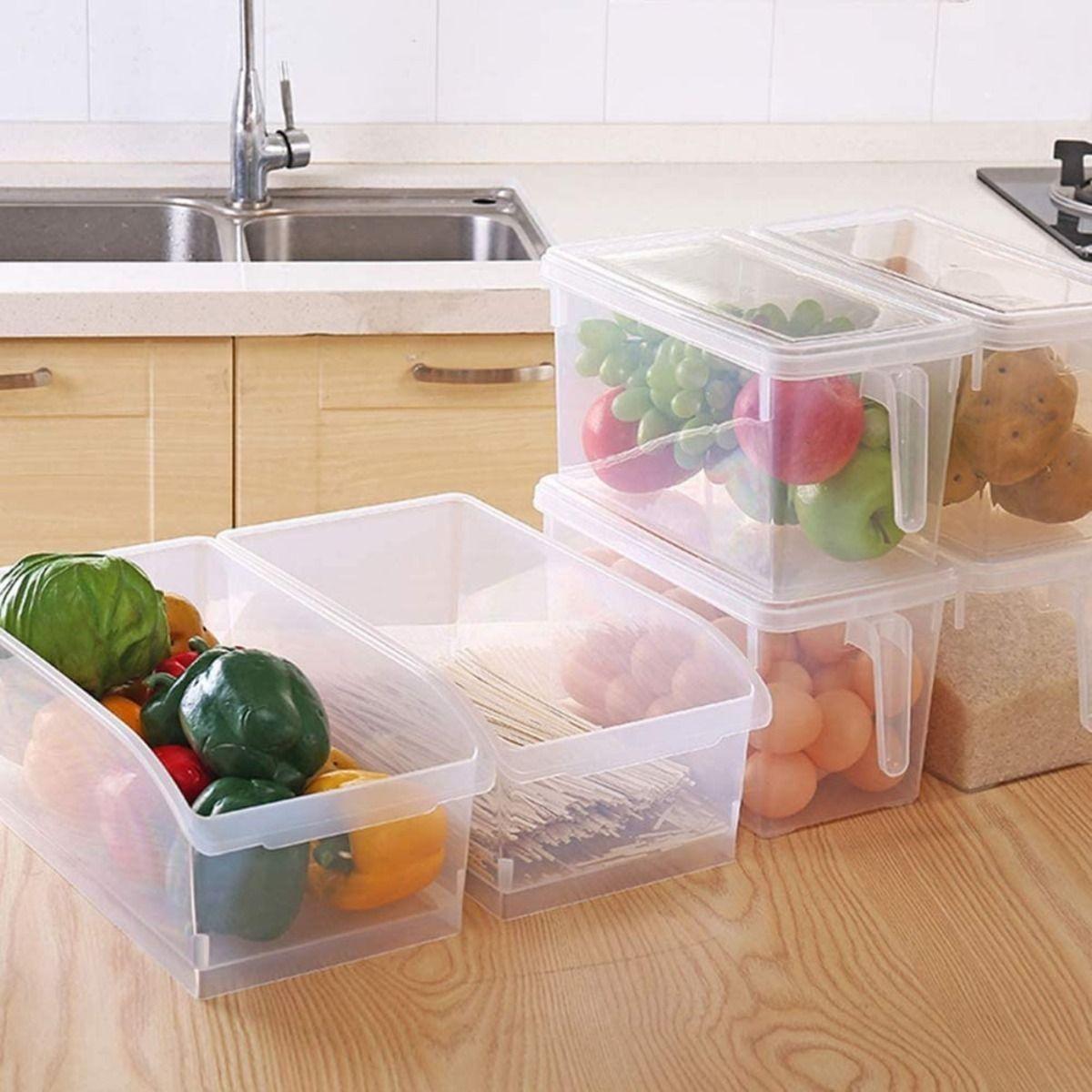 Caja Organizadora Para Refrigerador Con Tapa Y Mango - Norplat-6
