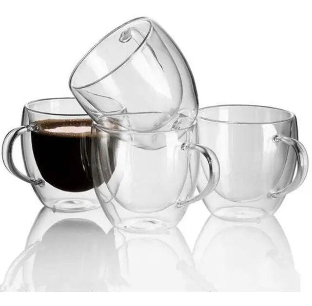 Taza Cafe Doble Pared 150ml Frio Caliente - Norplat-3